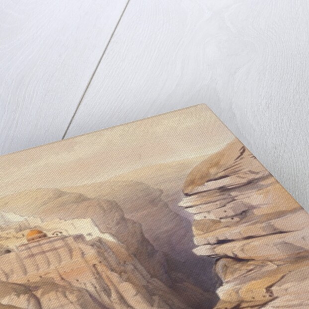 The Convent of St. Sabas in the Holy Land by Louis Haghe after David Roberts