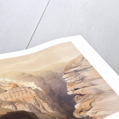 The Convent of St. Sabas in the Holy Land by Louis Haghe after David Roberts