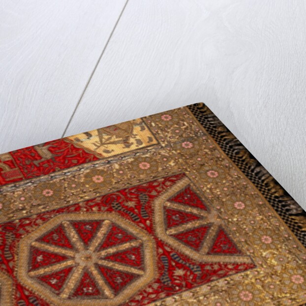 Throne Cover or Takhtposh, detail of a panel by Unknown