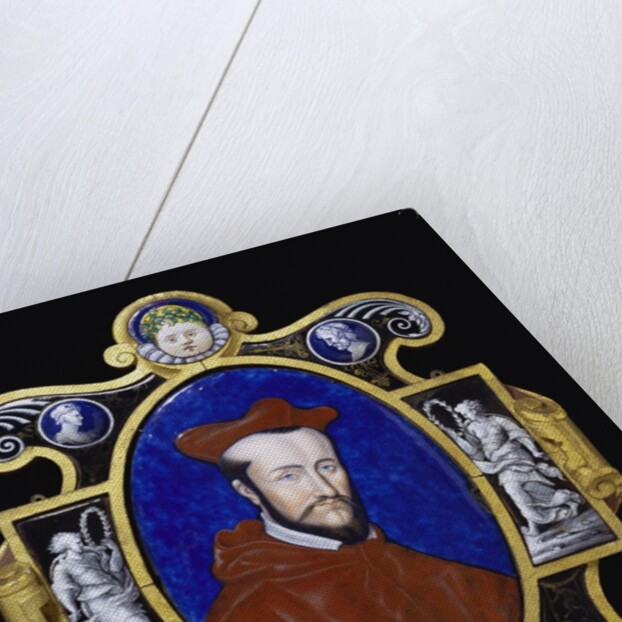 Enamel Plaque of Cardinal of Guise by Léonard Limosin