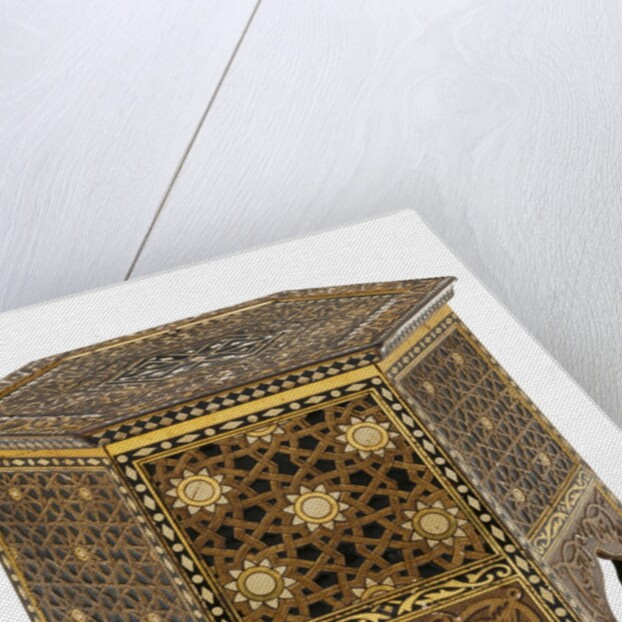 Biscuit tin titled, manufactured for Huntley and Palmers. England, 1903 by Huntley and Palmers