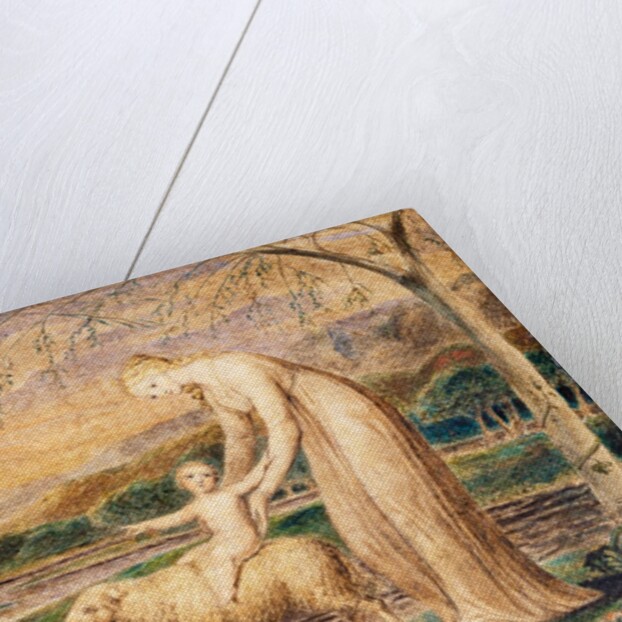 The Christ Child Riding on a Lamb by William Blake