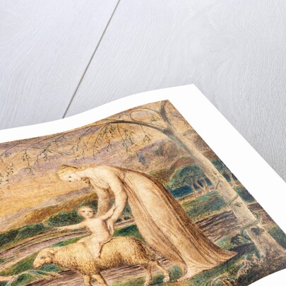 The Christ Child Riding on a Lamb by William Blake