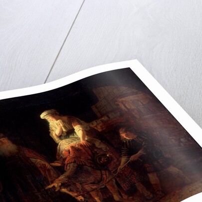 The Shunamite Woman by Rembrandt van Rijn