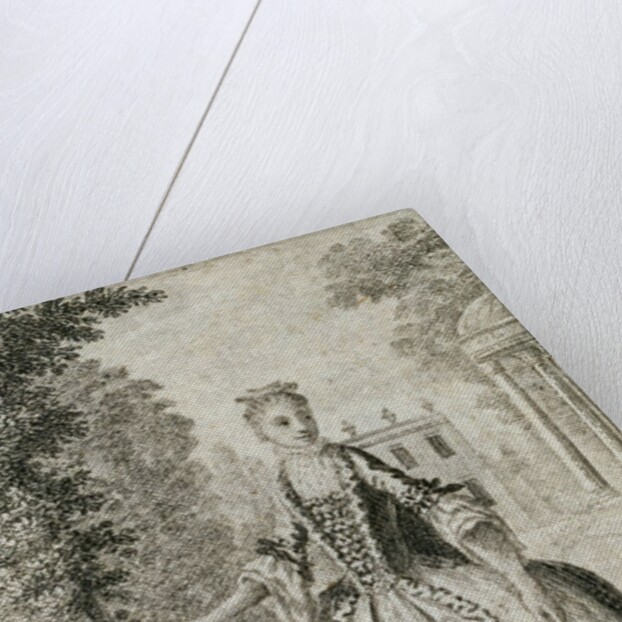 A lady in the dress of the year 1765. England, 1765 by Unknown