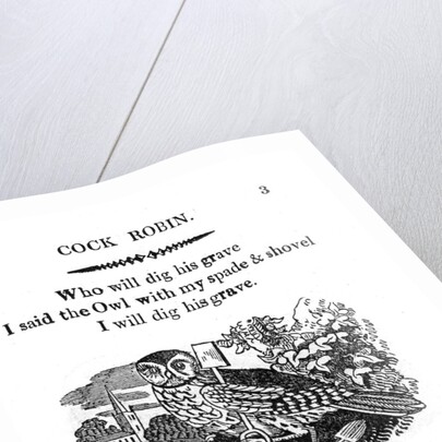 Page from The Death and Burial of Cock Robin by Anonymous