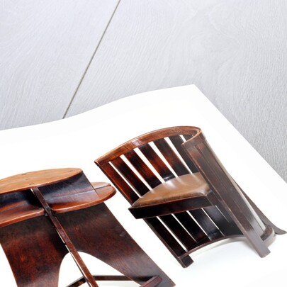 Domino Table and Chairs by Charles Rennie Mackintosh