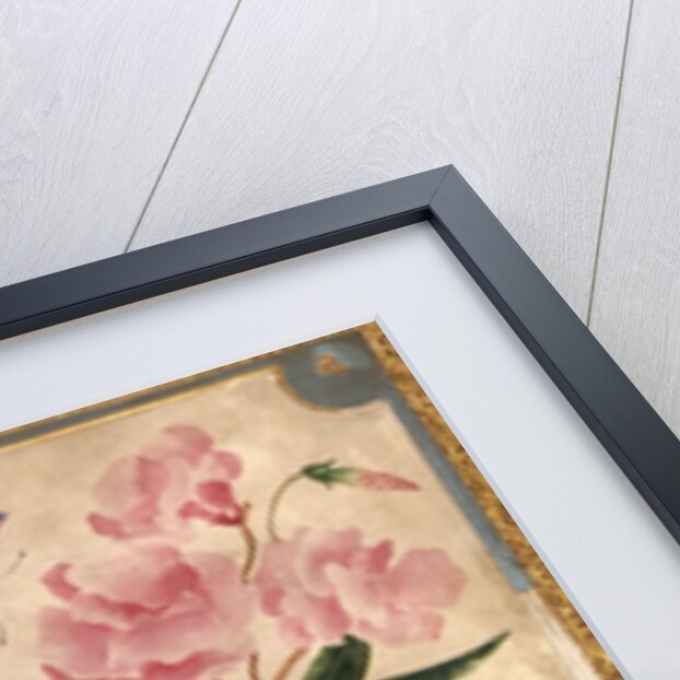 Front cover with flowers, fruits and exotic birds by Elizabeth Leveson-Gower