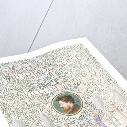 Title page of A Book of Verse by William Morris