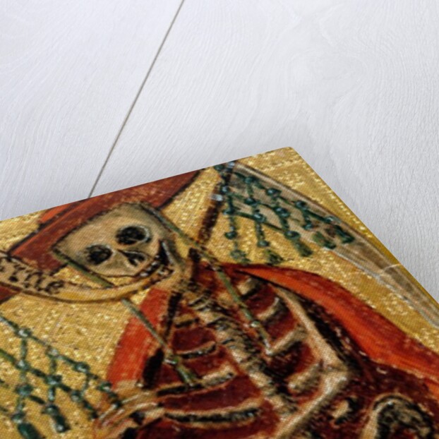 Death wearing a cardinal's hat and matellata. Italy, 16th century by Antonio Cicognara