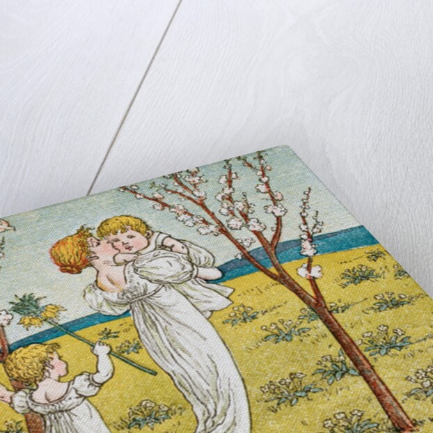 Mother and children by Kate Greenaway