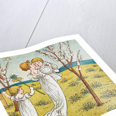 Mother and children by Kate Greenaway