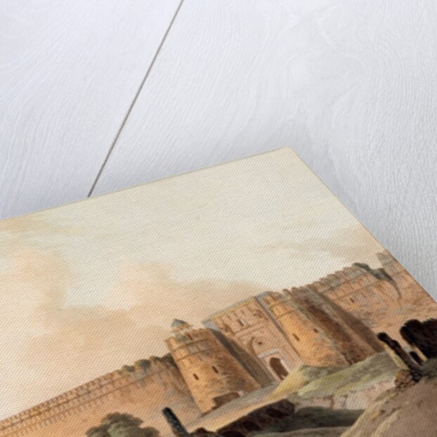The Western entrance of Shere Shians Fort by Thomas Daniell
