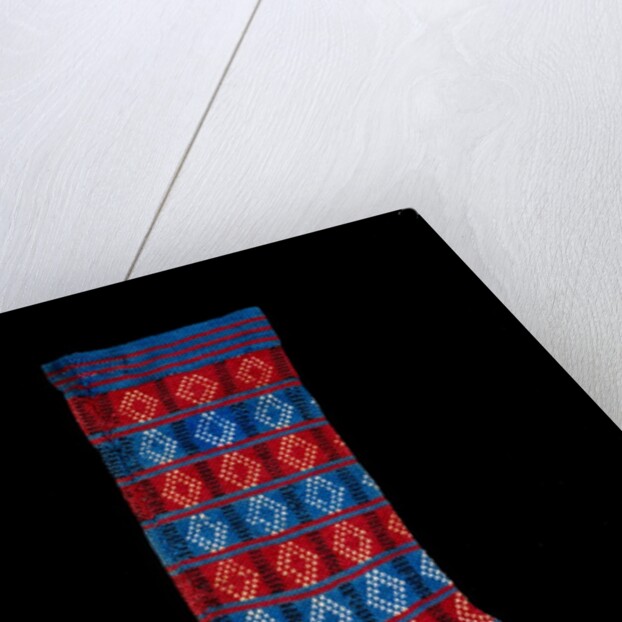 Child's tartan sock by W. H. Morley
