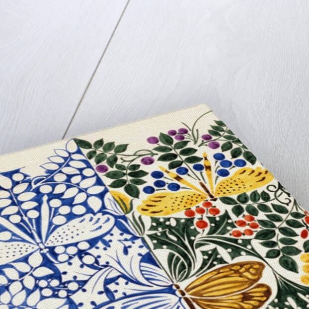 Butterflies and birds design by Charles Francis Annesley Voysey