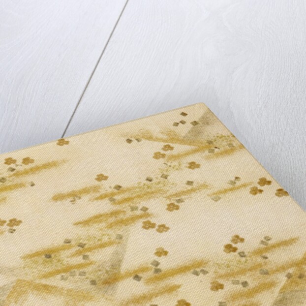 Cherry blossoms and squares paper by Unknown