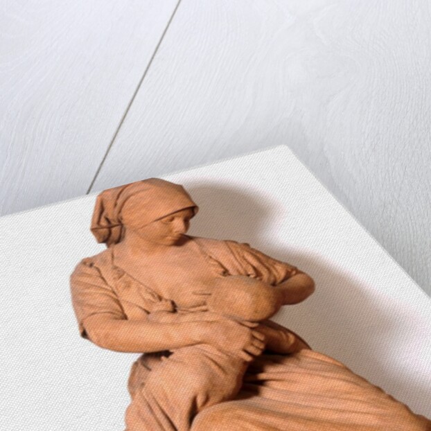 Peasant woman nursing her baby by Jules Dalou