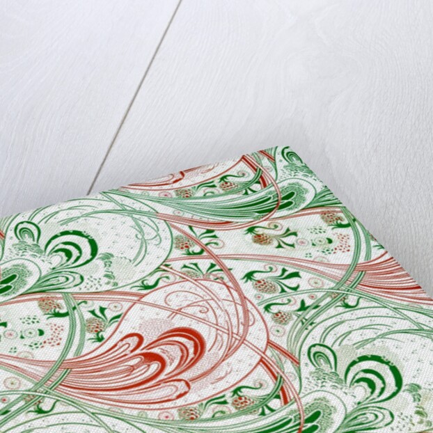 Printed Cotton Furnishing Fabric by Christopher Dresser