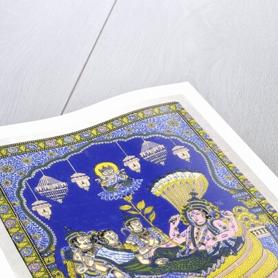 Hindoo Gods, wallpaper by Allan, Cockshut & Co by Allan