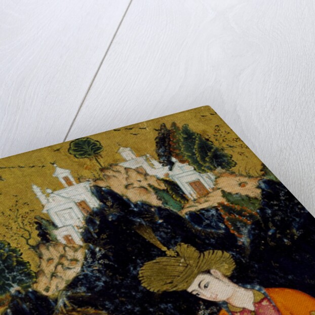 Persian prince seated on throne. India, 1600 by Unknown