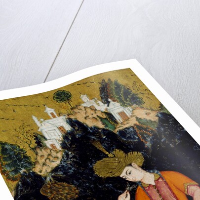 Persian prince seated on throne. India, 1600 by Unknown