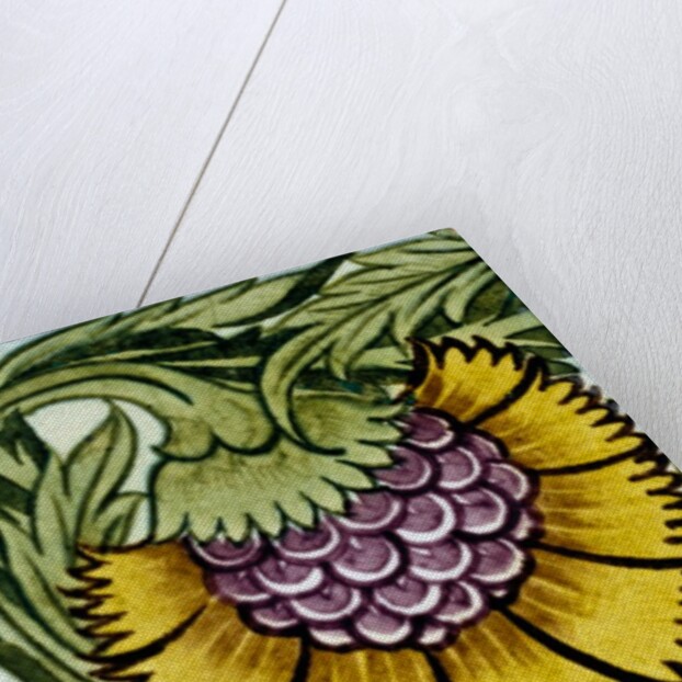 Sunflowers, tile design by William Frend De Morgan