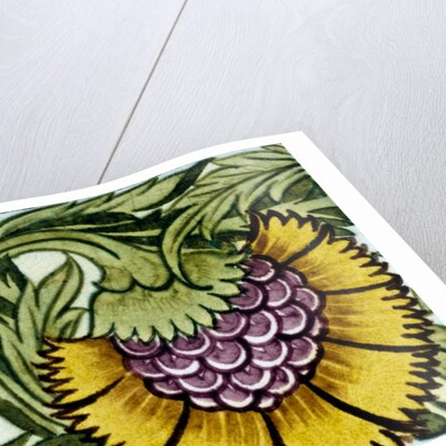 Sunflowers, tile design by William Frend De Morgan
