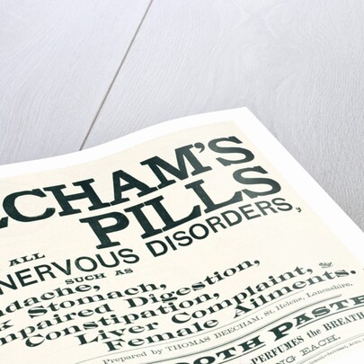 Advertisement for Beecham's Pills by Anonymous