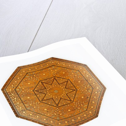 Small table, octagonal top with eight legs. India, early 20th century by Unknown