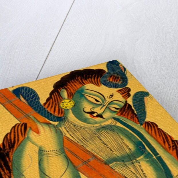 Shiva as a musician by Unknown
