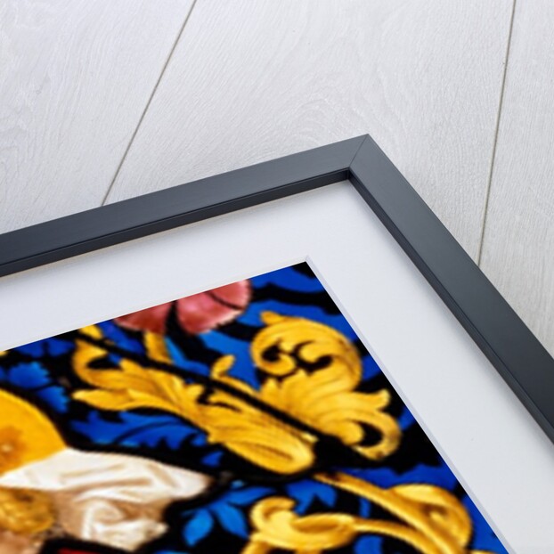 Stained glass panel by Stephen Kellner