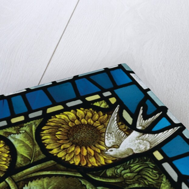 Stained glass panel by Carl Almquist