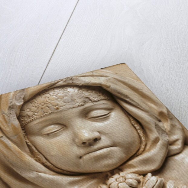 Figure of a young girl dead. London, England, 1673 by Unknown