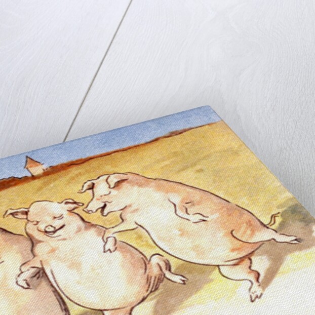 Three Little Pigs Dancing by Anonymous