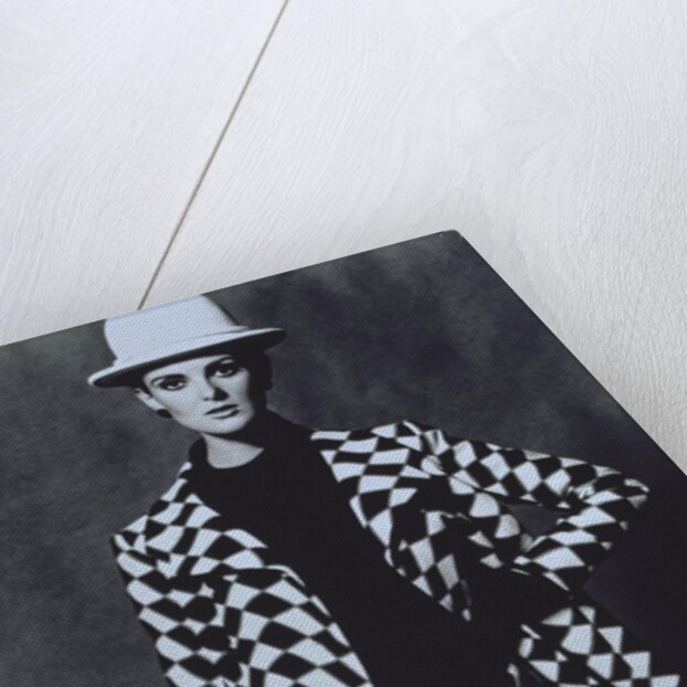 Grace Coddington in a Nina Ricci suit by John French