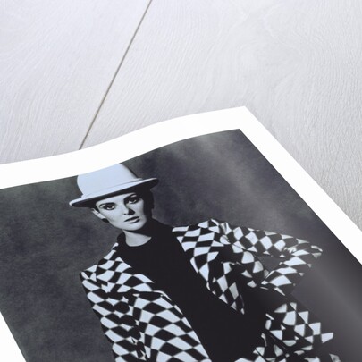 Grace Coddington in a Nina Ricci suit by John French