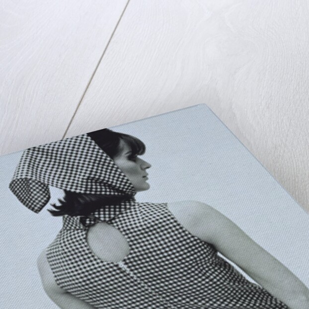 Paulene Stone in a Biba dress by John French