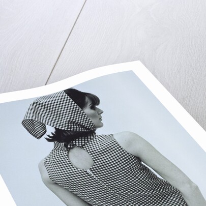 Paulene Stone in a Biba dress by John French