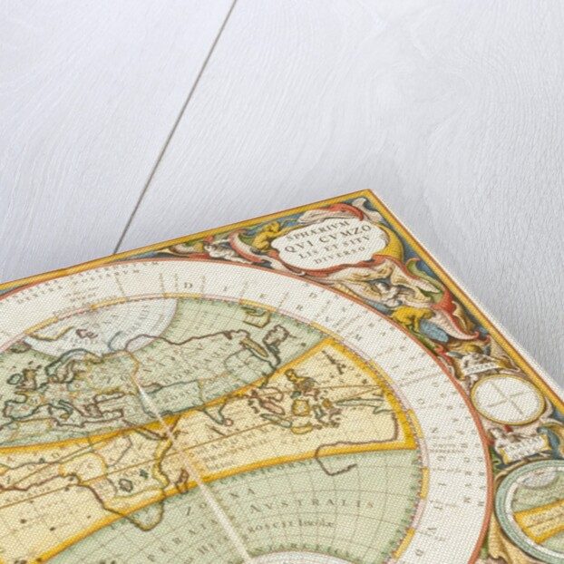 Map of The World by Andreµ  Cellarius