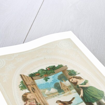 Victorian Christmas Card. England, 19th century by Anonymous