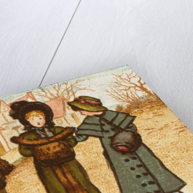 Victorian Christmas Card. England, 19th century by Anonymous