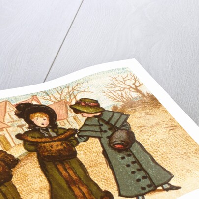 Victorian Christmas Card. England, 19th century by Anonymous