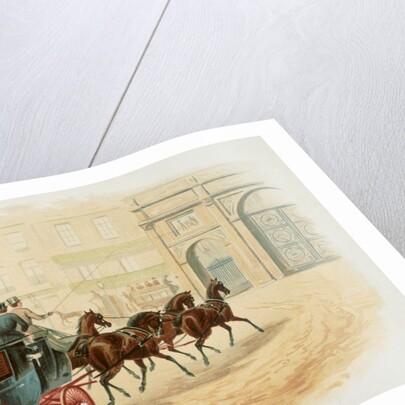 Victorian Christmas Card. England, 19th century by Anonymous