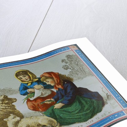 Victorian Christmas Card. England, 19th century by Anonymous