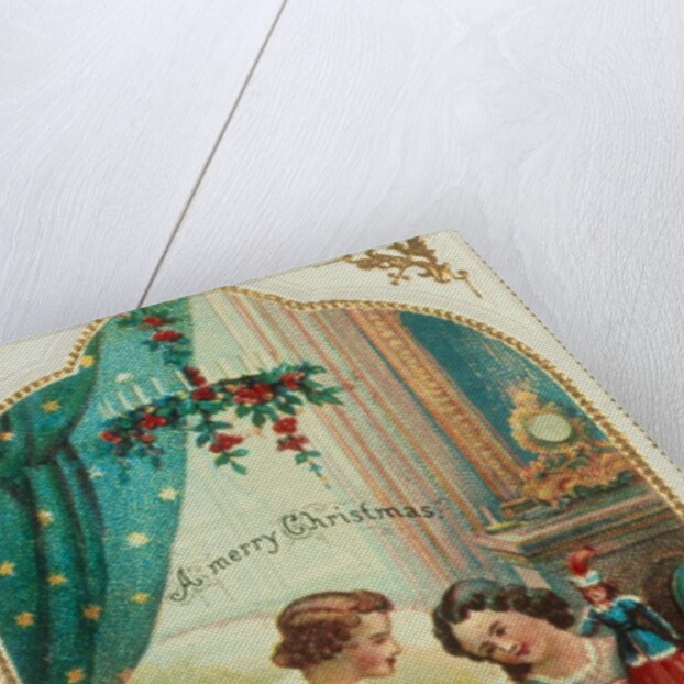 Victorian Christmas Card. England, 19th century by Anonymous