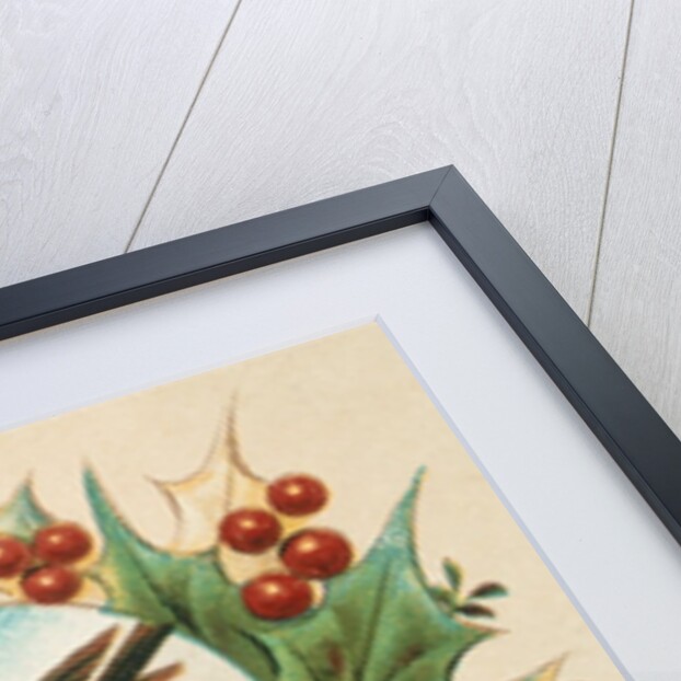 Victorian Christmas Card. England, 19th century by Anonymous