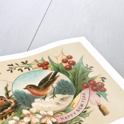 Victorian Christmas Card. England, 19th century by Anonymous