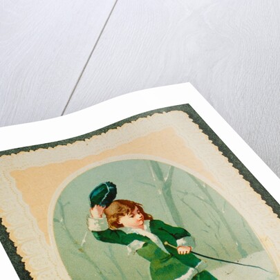 Victorian Christmas Card. England, 19th century by Anonymous