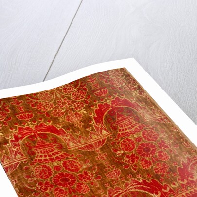 Textile, detail.  Netherlands, early 18th century by Unknown