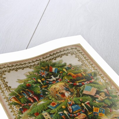 Victorian Christmas Card. England, 19th century by Unknown